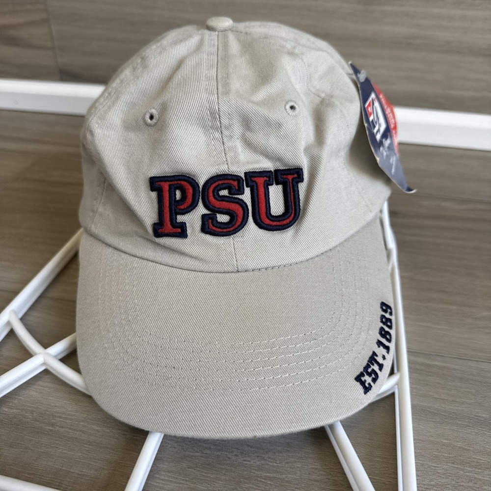Vintage The Game Penn State‎ Nittany Lions PSU Khaki Tan Embroidered Hat Cap NWT